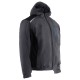 Jacheta softshell sport de iarna, gri-negru Jacheta softshell sport de iarna, gri-negru