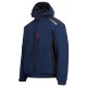 Jacheta softshell sport de iarna, bleumarin-negru Jacheta softshell sport de iarna, bleumarin-negru