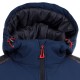 Jacheta softshell sport de iarna, bleumarin-negru Jacheta softshell sport de iarna, bleumarin-negru