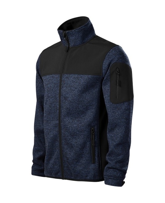 Jacheta softshell captuseala polar bleumarin negru