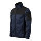 Jacheta softshell, interior fleece, Casual Bleumarin negru