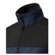 Jacheta softshell, interior fleece, Casual Bleumarin negru