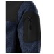 Jacheta softshell, interior fleece, Casual Bleumarin negru