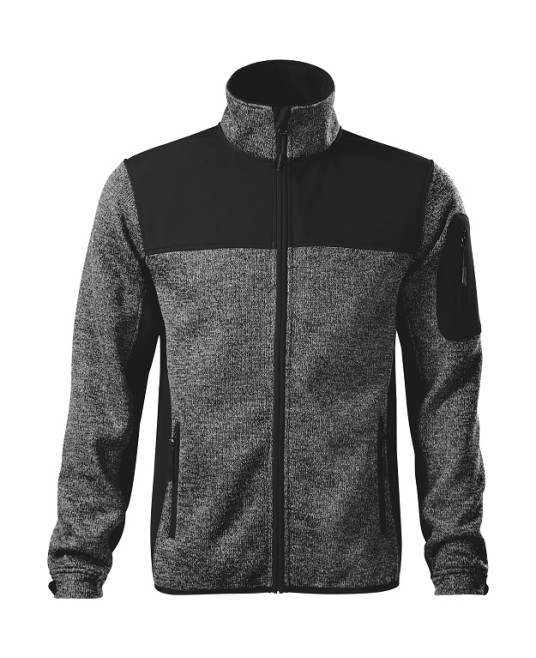 Jacheta softshell captuseala polar gri inchis