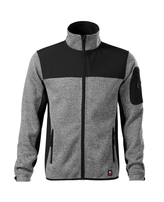 Jacheta softshell captuseala polar gri deschis