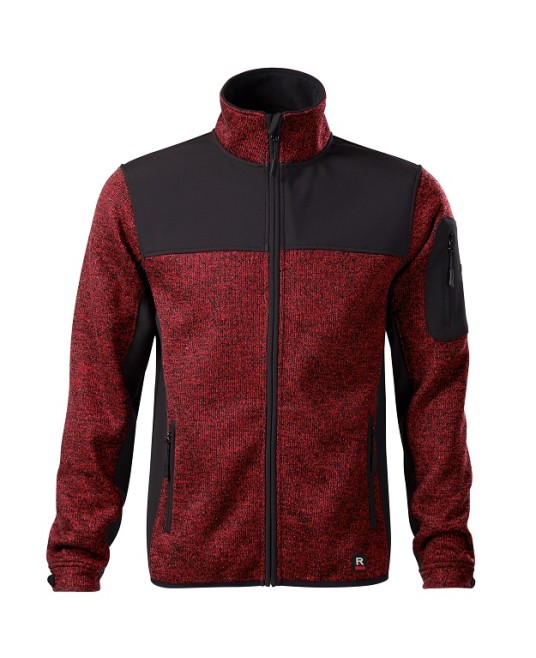 Jacheta softshell captuseala polar rosu negru