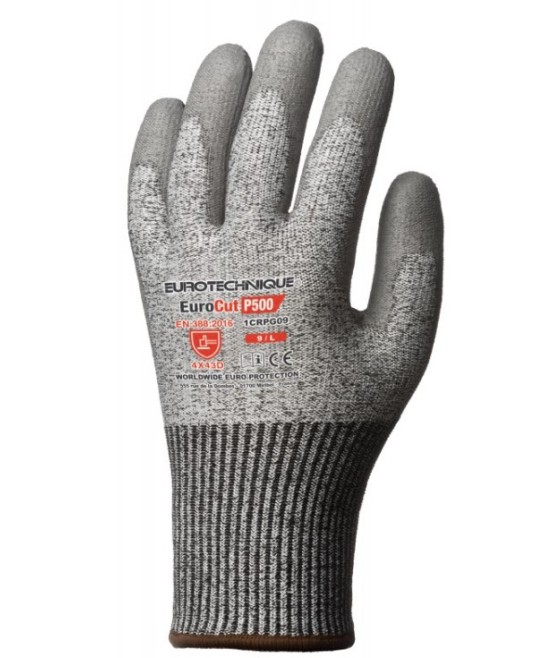 Mănuși antitaiere CUT D, protecție superioară, medii uscate