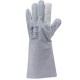 Manusi sudura piele integrala bovina, gri