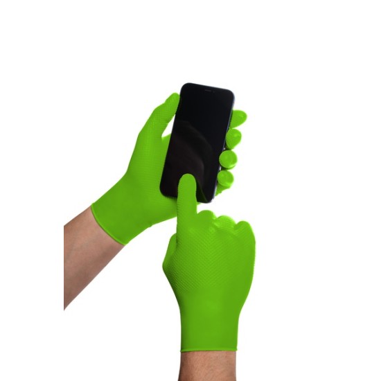 Manusi unica folosinta premium Go Grip Green, nitril, 50 buc/cutie, verde Manusi unica folosinta premium Go Grip Green, nitril, 50 buc/cutie, verde
