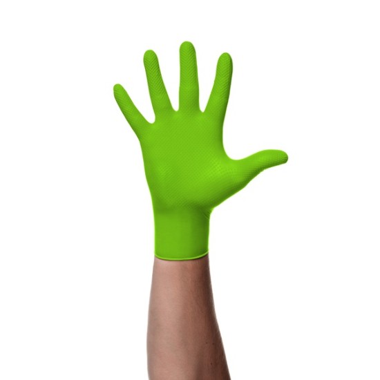 Manusi unica folosinta premium Go Grip Green, nitril, 50 buc/cutie, verde Manusi unica folosinta premium Go Grip Green, nitril, 50 buc/cutie, verde