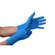 Manusi unica folosinta premium lungi 30cm, Go Grip Long, nitril, 50 buc/cutie, albastre