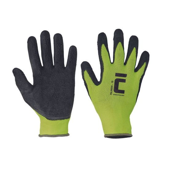 PALAWAN Manusi de protectie din nylon, palma latex 