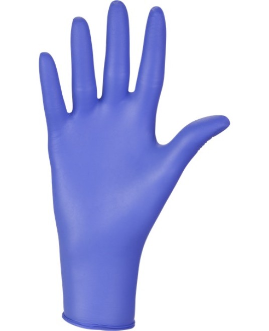 Manusi unica folosinta nitril nepudrate Nitrylex Basic, 100 buc/cutie, albastre
