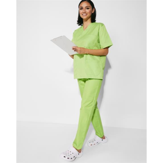 Pantaloni medicali unisex [PA9097VD] , Verde deschis