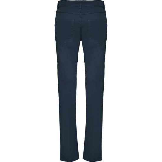 Pantaloni pentru femei tip blugi, 280g/mp, Bleumarin