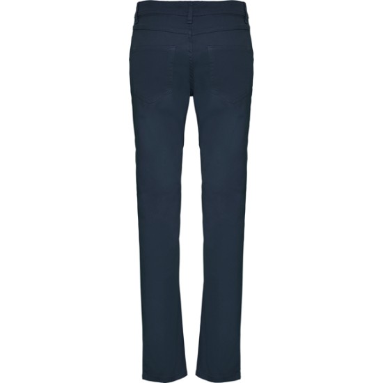 Pantaloni stretch femei, bumbac 280g/m2 Bleumarin