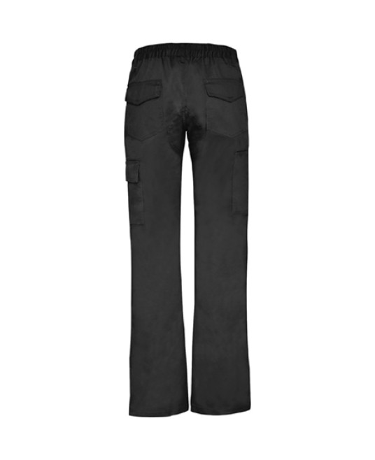 Pantaloni pentru femei, cu buzunar pe picior, tercot 235 g/mp - bleumarin
