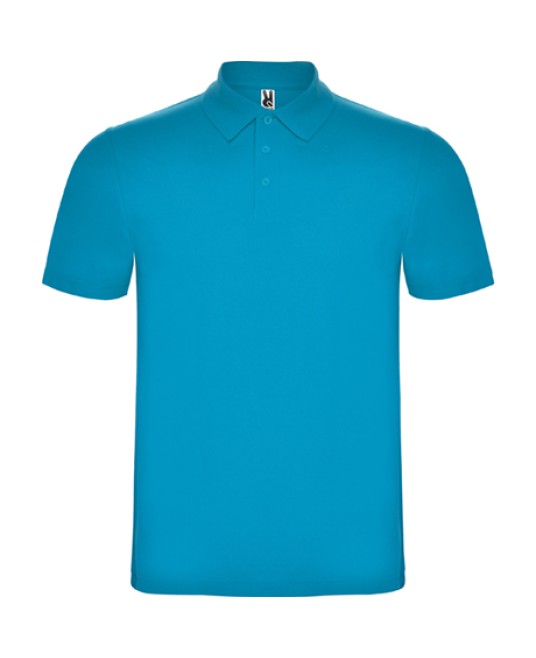 Tricou polo barbati bumbac 180g/m2 Roly Austral 6632 Turcoaz
