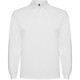 Tricou polo maneca lunga barbati 220g/mp, alb