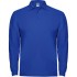 Tricou polo maneca lunga barbati - Estrella Rolly albastru royal, 220g/m2