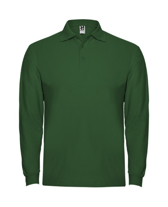 Tricou polo maneca lunga barbati - Estrella Rolly, 220g/m2