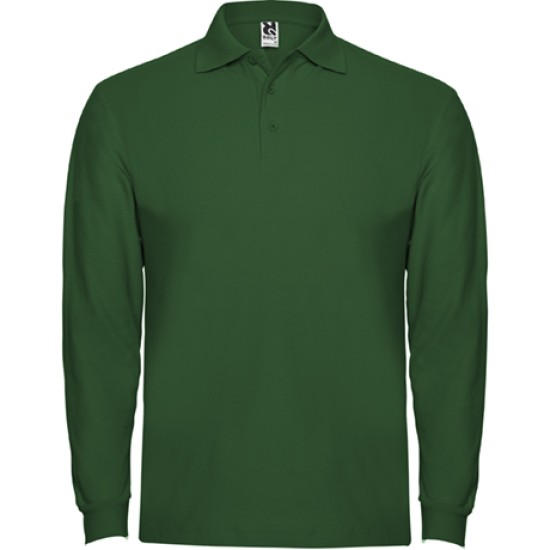 Tricou polo maneca lunga barbati - Estrella Rolly, 220g/m2 Tricou polo maneca lunga barbati - Estrella Rolly, 220g/m2