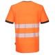 Tricou Hi-Vis premium V-neck maneca scurta,175 g, [PW310] , portocaliu