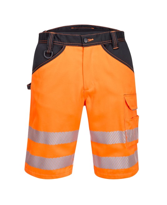 Pantaloni scurti PW3, Hi-Vis [PW348], portocaliu cu negru