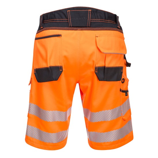 Pantaloni scurti PW3, Hi-Vis [PW348], portocaliu cu negru
