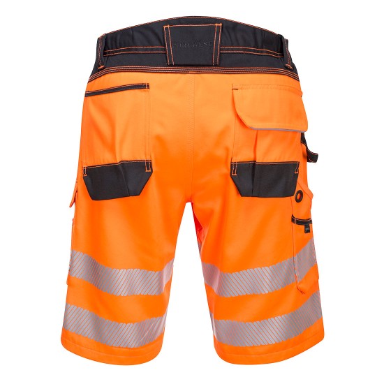 Pantaloni scurti PW3, Hi-Vis [PW348], portocaliu cu negru