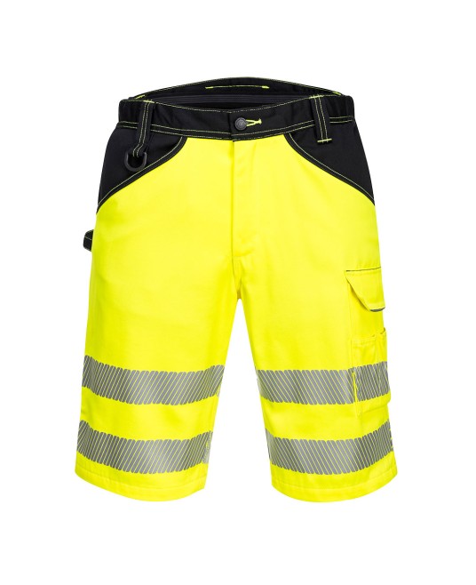 Pantaloni scurti PW3, Hi-Vis [PW348], galben cu negru