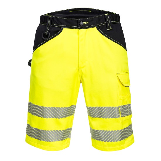 Pantaloni scurti PW3, Hi-Vis [PW348], galben cu negru