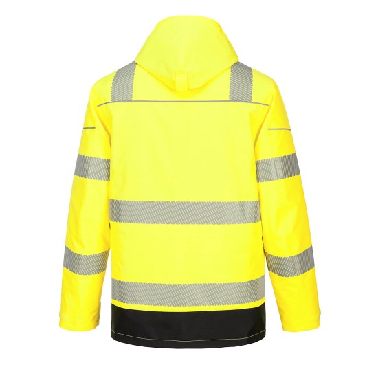 Jacheta premium HiVis 5-in-1, galben-negru [PW367] 