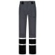 Pantaloni tercot Chars Daily cu dungi reflectorizante, 240g/m2, gri Pantaloni tercot Chars Daily cu dungi reflectorizante, 240g/m2, gri