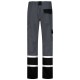 Pantaloni tercot Chars Daily cu dungi reflectorizante, 240g/m2, gri Pantaloni tercot Chars Daily cu dungi reflectorizante, 240g/m2, gri