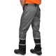 Pantaloni tercot Chars Daily cu dungi reflectorizante, 240g/m2, gri Pantaloni tercot Chars Daily cu dungi reflectorizante, 240g/m2, gri