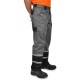 Pantaloni tercot Chars Daily cu dungi reflectorizante, 240g/m2, gri Pantaloni tercot Chars Daily cu dungi reflectorizante, 240g/m2, gri