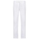 Pantaloni industriala alimentara, tercot 160g/m2, alb Pantaloni industriala alimentara, tercot 160g/m2, alb