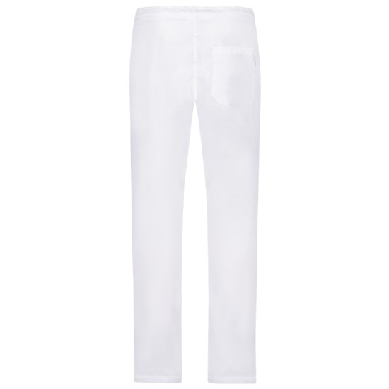 Pantaloni industriala alimentara, tercot 160g/m2, alb Pantaloni industriala alimentara, tercot 160g/m2, alb