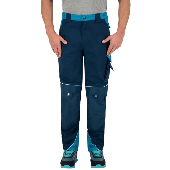 Pantaloni de lucru tercot rezistent Brave, 270g/m2, bleumarin albastru Pantaloni de lucru tercot rezistent Brave, 270g/m2, bleumarin albastru