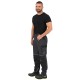 Pantaloni de lucru tercot rezistent Brave, 270g/m2, gri verde Pantaloni de lucru tercot rezistent Brave, 270g/m2, gri verde