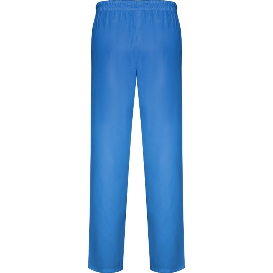 Pantaloni unisex cu snur si talie elastica, albastri