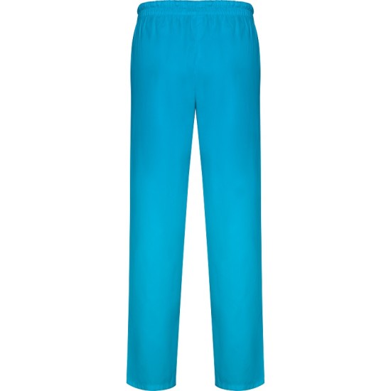 Pantaloni unisex cu snur si talie elastica, albastri turcoaz