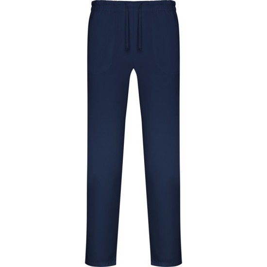 Pantaloni unisex cu snur si talie elastica, bleumarin