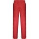 Pantaloni unisex cu snur si talie elastica, rosii