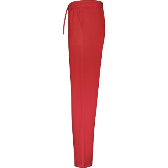 Pantaloni industria alimentara cu snur in talie, rosii Pantaloni industria alimentara cu snur in talie, rosii