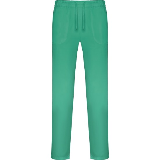 Pantaloni unisex cu snur si talie elastica, verzi