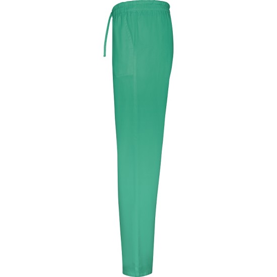 Pantaloni unisex cu snur si talie elastica, verzi