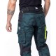 Pantaloni de lucru slim fit, model camuflaj, bumbac strech Pantaloni de lucru slim fit, model camuflaj, bumbac strech