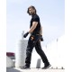 Pantaloni de lucru strech rezistenti la uzura, slim fit, negru Pantaloni de lucru strech rezistenti la uzura, slim fit, negru